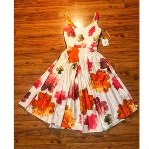Calvin Klein floral sweetheart dress from Macy’s